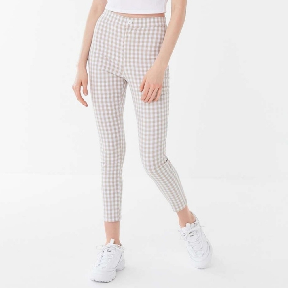 Urban Outfitters▪️Ingrid High-Waisted Checkered Pants